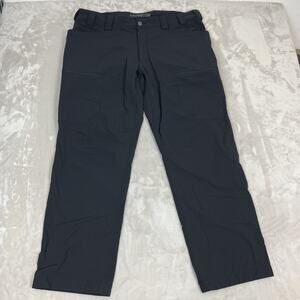 Duluth Flexpedition Pants Mens 40x32 Black Cargo Tech Relaxed Fit Outdoor Hiking
